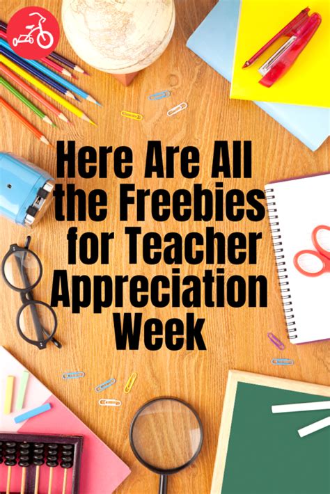 Here's how teachers can get freebies and discounts for Teacher Appreciation Week